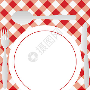 卡布切托Gingham 明翰菜单卡设计图片