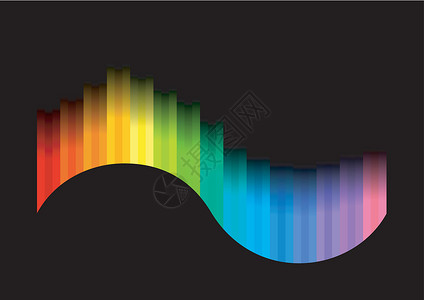 赫伯罗特颜色曲线电气元件聚光灯插图派对照明表演音乐自然元素激光束彩虹设计图片