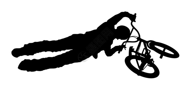 骑越野自行车的人BMX 2型机设计图片