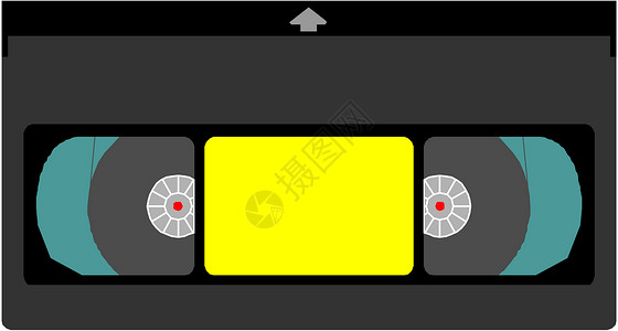 岁录像带技术磁带视频电视手表塑料电影格式数据卡带设计图片