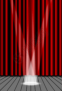 eps10EPS10 红幕幕 舞台聚光灯丝绸奢华织物音乐会乐队推介会天鹅绒海浪公告剧院设计图片