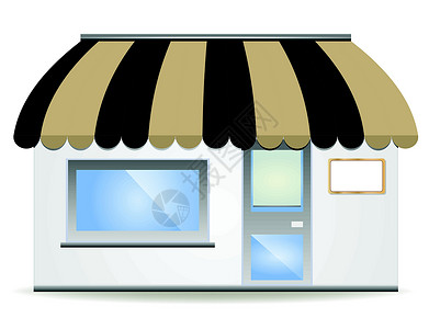 巴茨福德矢量孵化阴影店面遮阳棚插图房子玻璃柜咖啡店控制板杂货店店铺设计图片