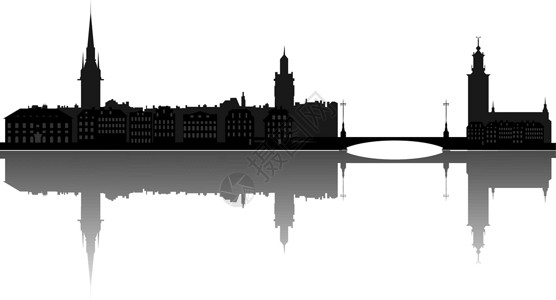 北欧旅行展架斯德哥尔摩 sweden 天线天际旅行假期首都旅游建筑城市场景地标中心设计图片