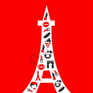 环塔拉力赛环影图 红上隔离的图标设计图片