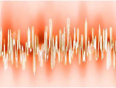 振动声波震动光灯 EPS 8图表测试波长收音机辉光波形插图电子模拟震动背景图片