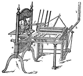 机器雕刻华盛顿手动按旧式刻刻刻绘画艺术品发明工艺历史性印刷插图艺术机器历史设计图片