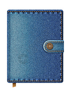 缝织Blue denim笔记本设计图片