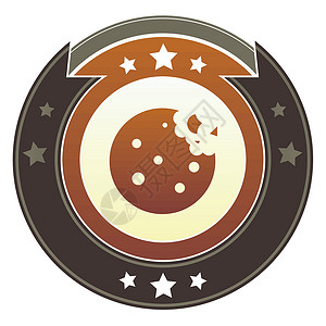 帝国标签圆顶饼干帝国纽扣设计图片