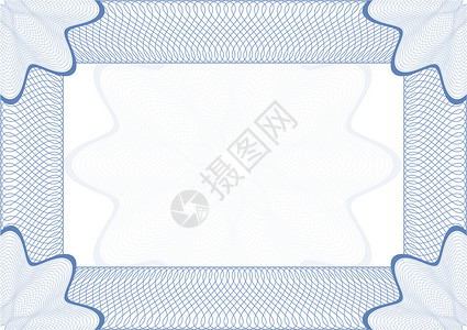 索溪湖Guilloche 矢量框架插图墙纸文凭蓝色装饰品弯曲成就装饰市场货币设计图片