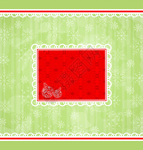 威奥斯纳圣诞复古卡 装饰设计元素设计图片