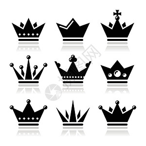 势利皇冠 皇家家族圣像集公主王国王室君主权威小人宝石贵族纹章公爵设计图片