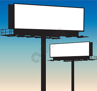 绘画空白素材广告牌艺术营销控制板宣传展示天空蓝色绘画黄色线条设计图片