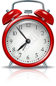 滴答声矢量闹钟模拟滴答手表铃声插图时间测量唤醒时间表计时器设计图片