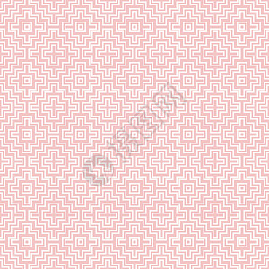 无缝几何图案格子粉色风格织物正方形衣服编织宏观亚麻材料图片