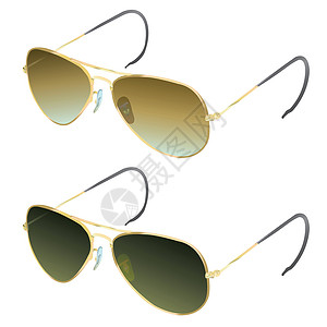透明眼镜素材太阳墨镜矢量青年框架飞行员眼镜阴影镜片金属镜子白色个性设计图片