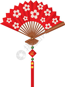 年保玉则景区中国粉丝 樱花花花设计设计图片