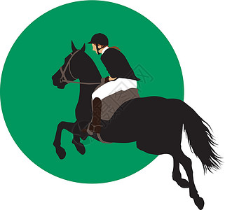 马乔列广场马术体育设计跳跃锦标赛优胜者训练赛车野生动物圆圈艺术骑师冠军设计图片