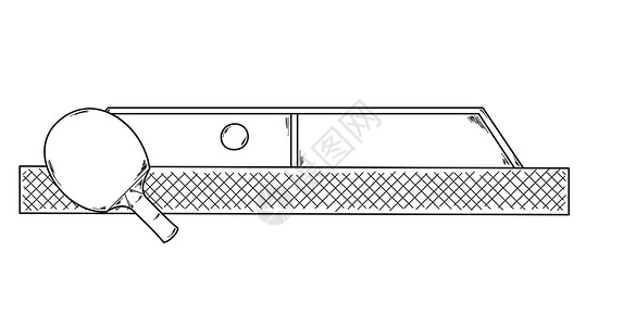 桨一张乒乓球餐桌设计图片