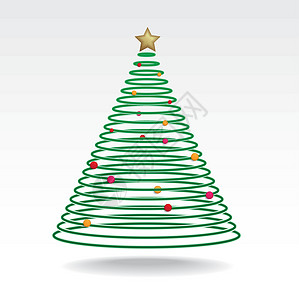 圣诞树荧光背景图片