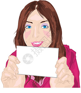 一盔一带标语小册子女文档拇指办公室笔记卡片广告牌白色纸板标语营销设计图片