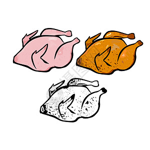 脆肉鲩鸡棕色假期火鸡传统晚餐家禽庆典智者季节性美食设计图片