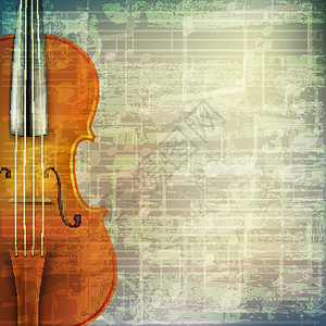 抽象的 grunge 音乐背景与小提琴琴键大提琴剧院中提琴乐器细绳集团钢琴插图歌曲设计图片
