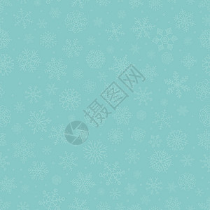 无缝无缝背面 蓝蓝色潜滑的冬季雪雪花背景图片
