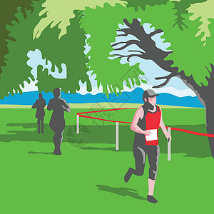 工程进度Marathon 运行 WPA 的马拉松 Runner设计图片