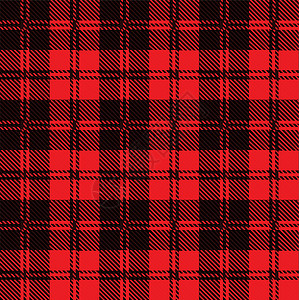 苏格兰短裙Tartan 羊毛材料黑色编织氏族裙子棉布丝绸艺术品插图绘画衣服设计图片