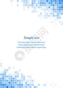 花角边框蓝页角设计模板文档边界陶瓷正方形装饰角落制品小册子页面卡片设计图片