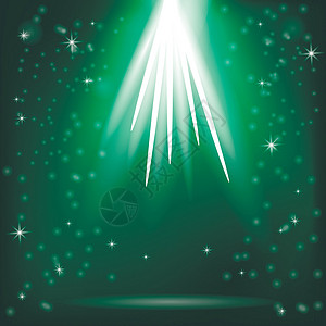 迷之绿光魔法光之绿光设计图片
