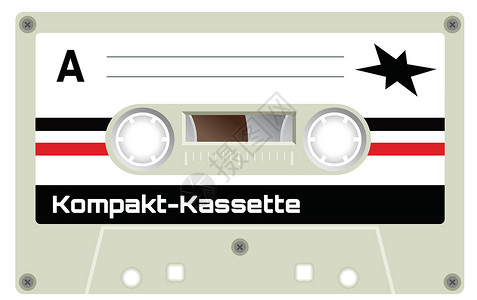 墨盒旧录音磁带塑料收音机水晶电子产品标签歌曲录音带音响绘画盒子设计图片