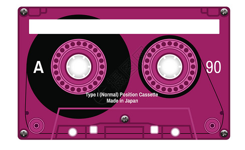 胡一菲旧录音磁带标签墨盒记录模拟盒子立体声卡带水晶卷轴录音带设计图片