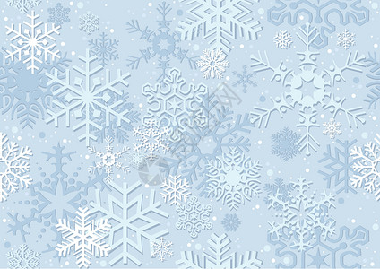 蓝蓝圣诞纸蓝色雪花图案高清图片