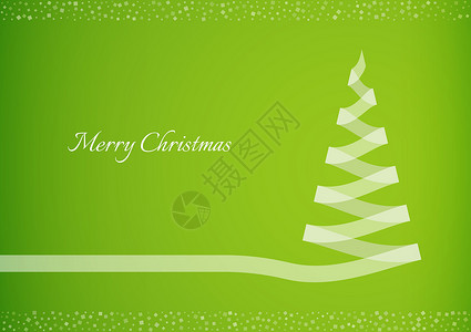创造圣诞树的半透明丝带礼物时间包装邀请函插图卡片新年问候语庆典墙纸背景图片
