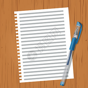 记事本纸带线条和 pe 的工作表设计图片