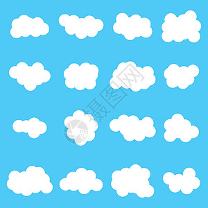 云矢图标在蓝色背景上设定白色背景图片