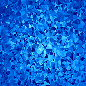蓝色多边形背景 三角形图案 低聚纹理 抽象马赛克现代设计 折纸风格网络技术插图六边形商业艺术横幅卡片水晶钻石背景图片