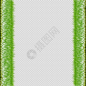 森女系绿色草框透明背景森林框架生态树木公园植物边界区系叶子园艺设计图片