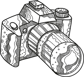 即兴的DSLR 摄影机面粉设计图片