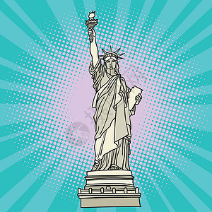 纽约自由女神像自由女神像 美国纽约建筑学国家雕像纪念碑天空历史性民主雕塑旅行女士设计图片
