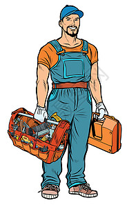维修工工人维修工修理工服务专业专业人员设计图片