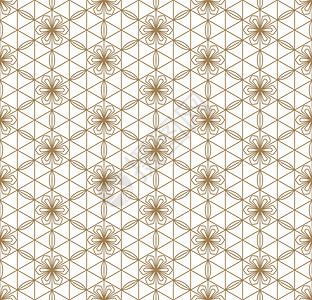 无缝的日本模式 对于 shoji 屏幕 Kumiko 木制品装饰品织物激光墙纸商事工艺纺织品六边形格子三角形传统设计图片