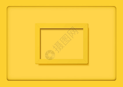 黄色背景上的黄框架Name背景图片