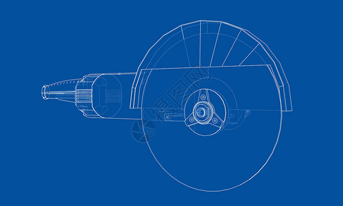 角磨机组装工具轮廓电动角磨机 韦克托工业工艺圆圈机器安全手臂插图墨水维修乐器设计图片