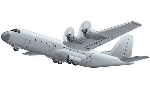 飞机螺旋螺旋桨货运飞机技术飞机场翅膀客机航空白色螺旋运输插图空气设计图片