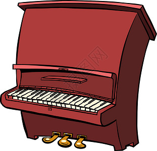 古董钢琴钢琴音乐乐器设计图片