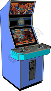 电子游戏机动作视频游戏玩家矢量或彩色图案设计图片