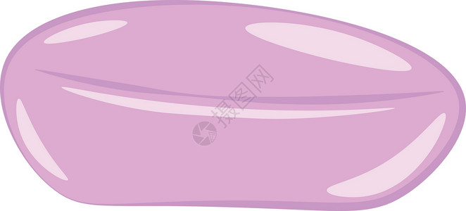 多樣香皂长长的粉红肥皂矢量或彩色插图设计图片