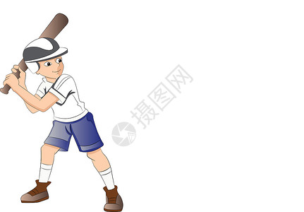 打棒球的男孩男孩打棒球 插图棒球蝙蝠活动游戏孩子男生绘画面糊乐趣击球设计图片